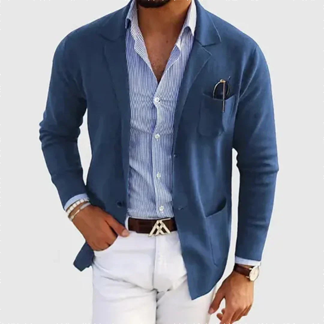 Men's Elegant Work Blazer | Long Sleeve