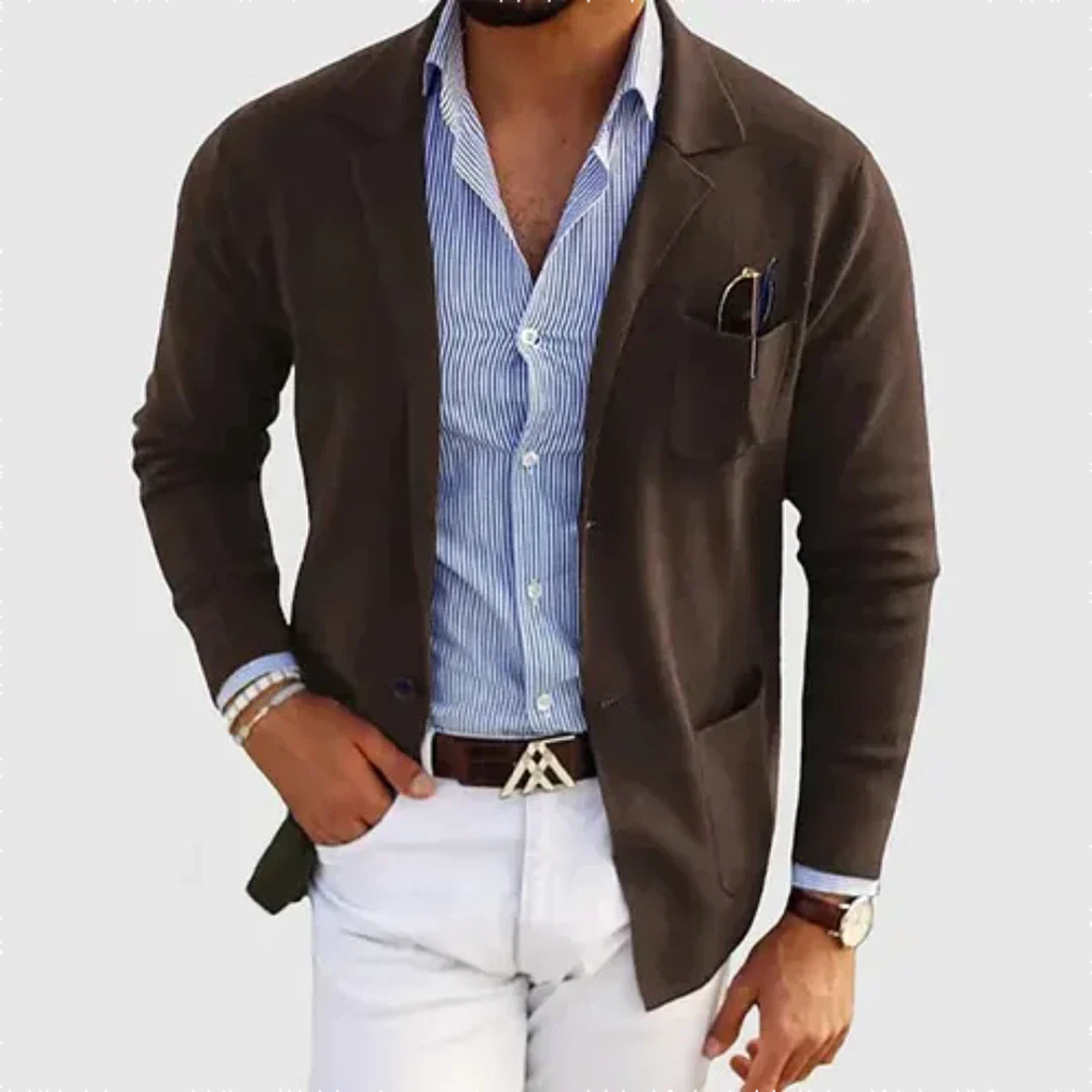 Men's Elegant Work Blazer | Long Sleeve