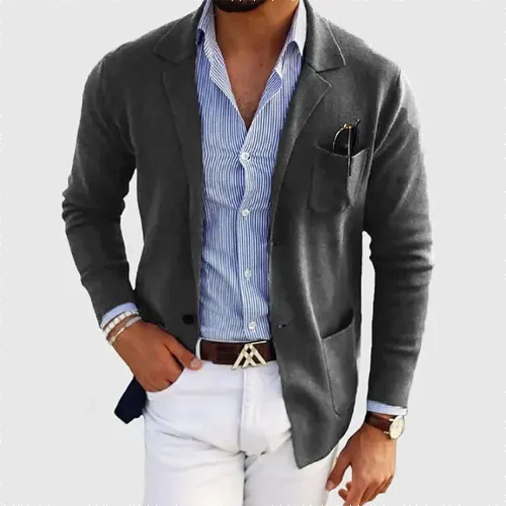 Men's Elegant Work Blazer | Long Sleeve