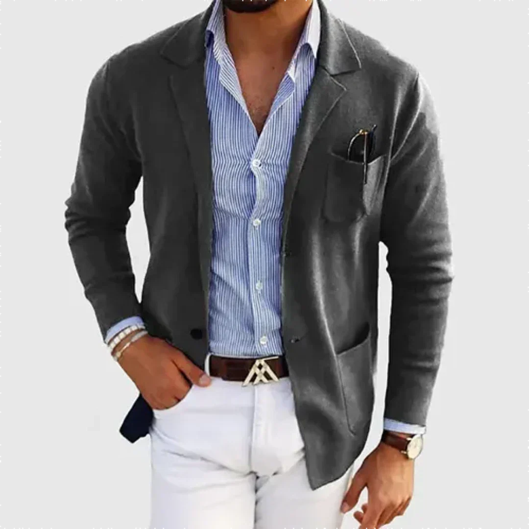Men's Elegant Work Blazer | Long Sleeve