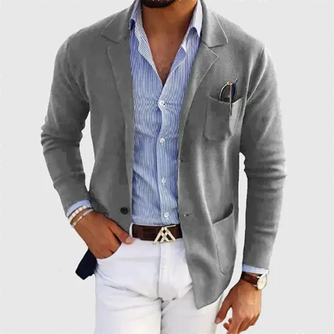 Men's Elegant Work Blazer | Long Sleeve