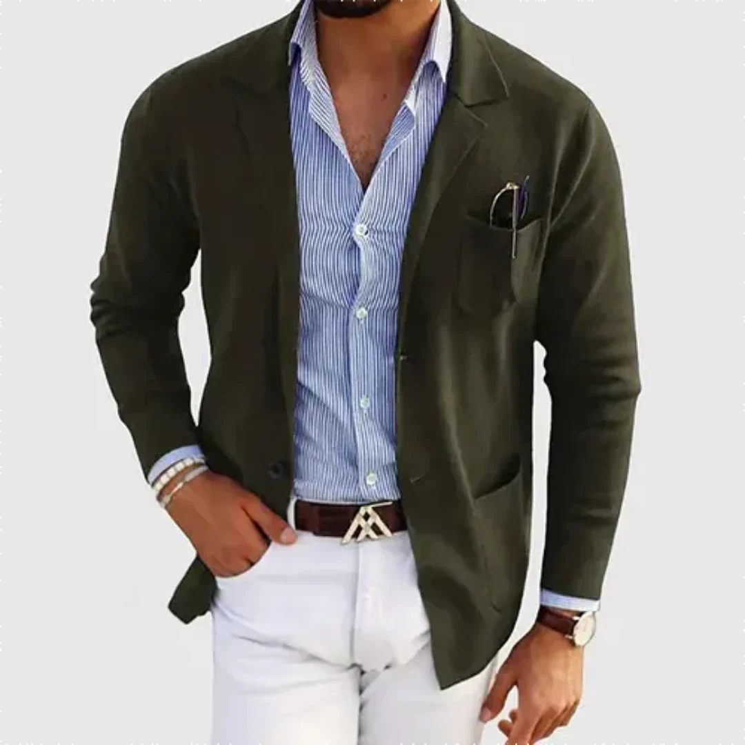Men's Elegant Work Blazer | Long Sleeve
