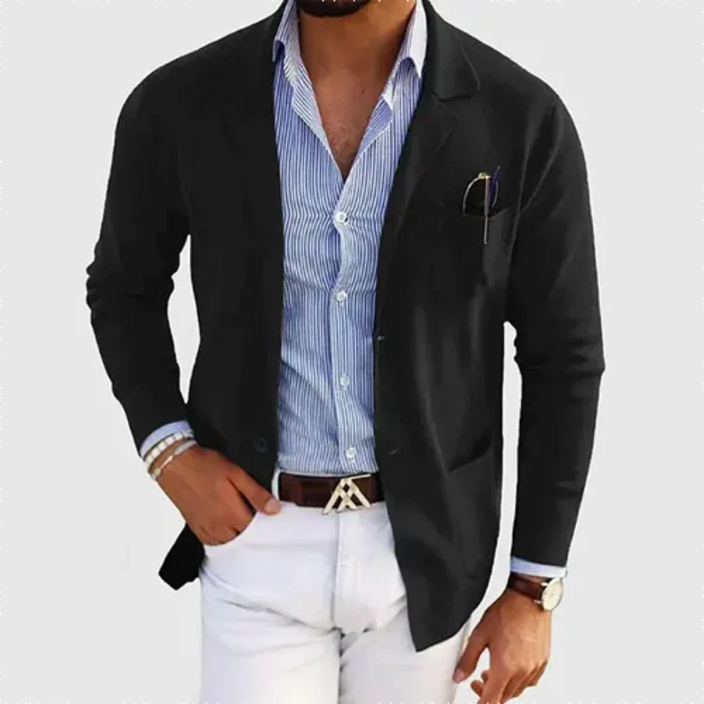 Men's Elegant Work Blazer | Long Sleeve