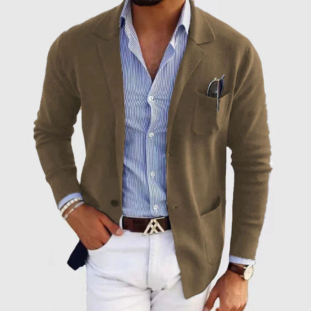 Men's Elegant Work Blazer | Long Sleeve