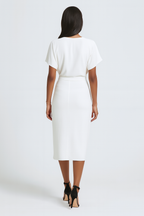 Women's Elegant Minimalist Dress | Midi