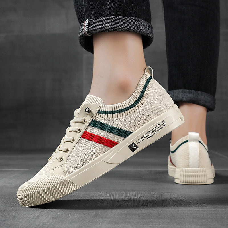 Men's Casual Streetwear Style Sneakers | Lace-Up