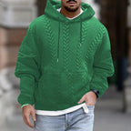 Men's Winter Streetwear Knitted Hoodie | Oversized