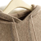 Women's Long Sleeve Knitted Hoodie | Winter