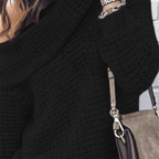Women’s Knit Off Shoulder Sweater | Long Sleeve