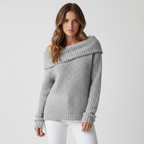 Women’s Knit Off Shoulder Sweater | Long Sleeve