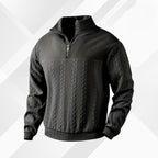 Men’s Cable Knit Half Zip Sweater | Winter