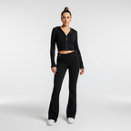 Women’s Zip-Up Cropped Set | Two Piece