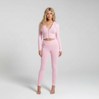 Women’s Zip-Up Cropped Set | Two Piece
