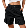 Women's Relaxed Fit Cargo Shorts | Side Pockets