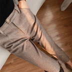 Women's Elegant High Waist Pants | Straight Leg