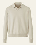 Men's Elegant Long-Sleeved Polo Shirt | Classic Collar
