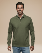 Men's Long-Sleeved Polo Shirt | Casual