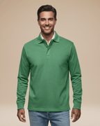Men's Long-Sleeved Polo Shirt | Casual