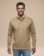 Men's Long-Sleeved Polo Shirt | Casual