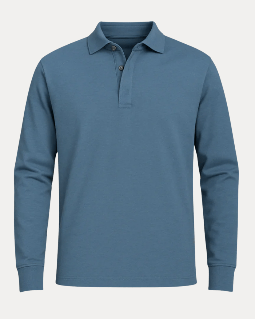Men's Long-Sleeved Polo Shirt | Casual