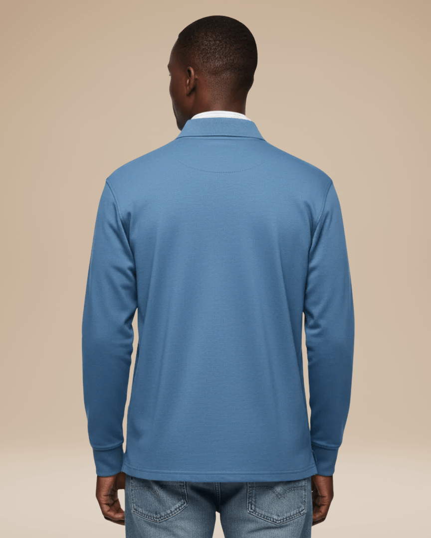 Men's Long-Sleeved Polo Shirt | Casual