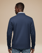Men's Long-Sleeved Polo Shirt | Casual