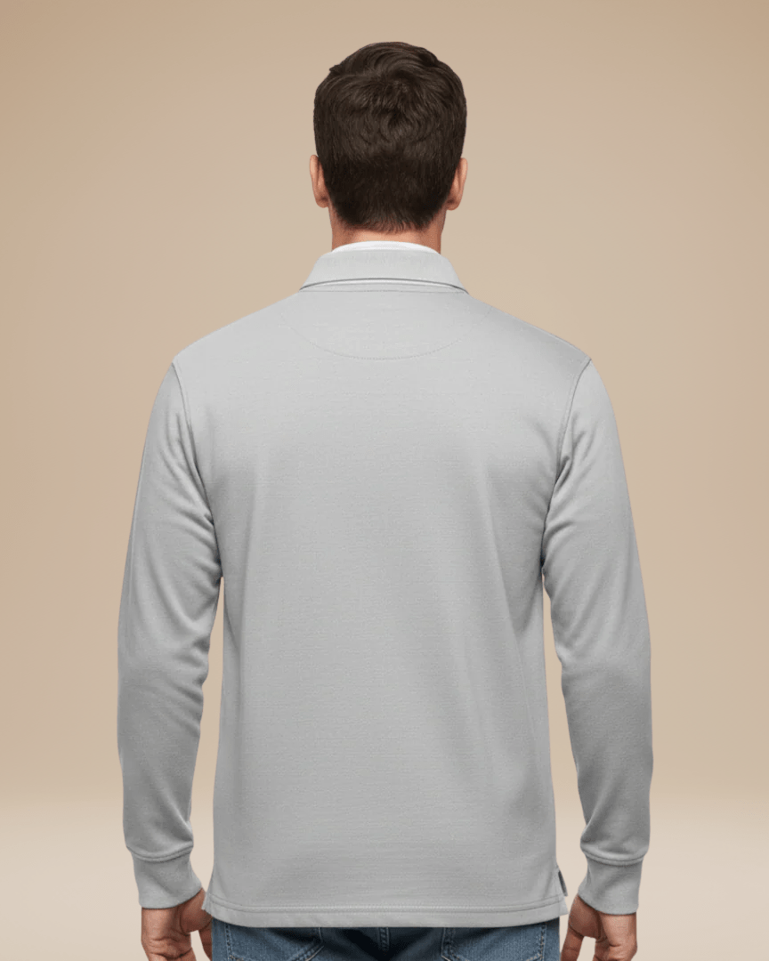 Men's Long-Sleeved Polo Shirt | Casual