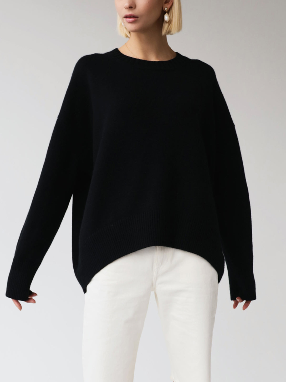 Women's Winter Knit Sweater | Ribbed
