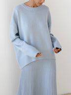 Women's Winter Knit Sweater | Ribbed
