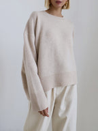 Women's Winter Knit Sweater | Ribbed