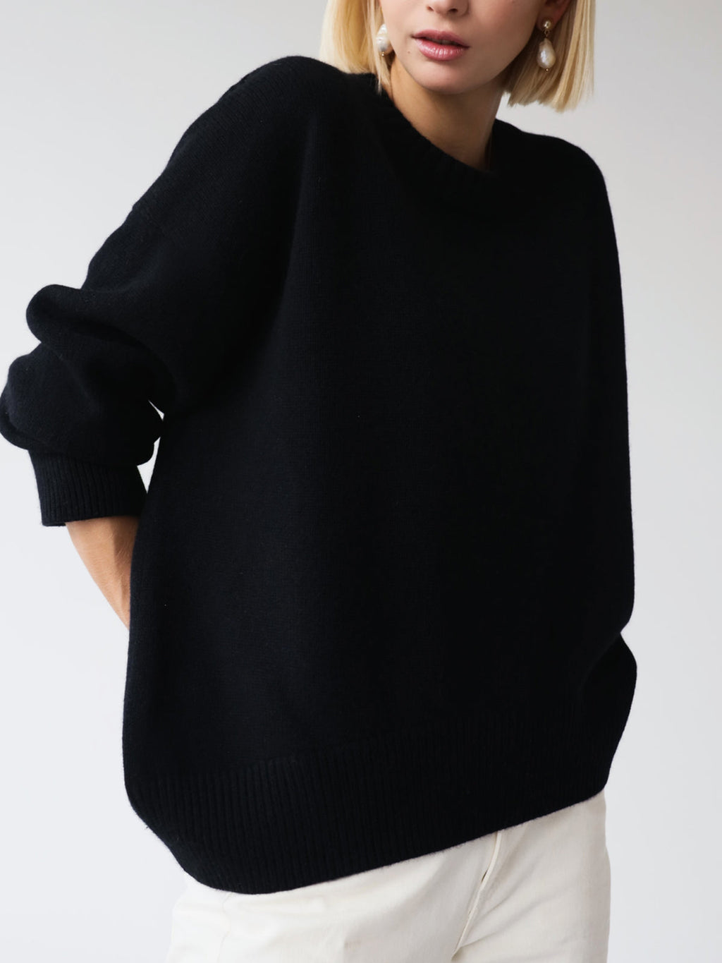 Women's Winter Knit Sweater | Ribbed