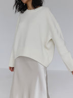 Women's Winter Knit Sweater | Ribbed