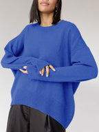 Women's Winter Knit Sweater | Ribbed