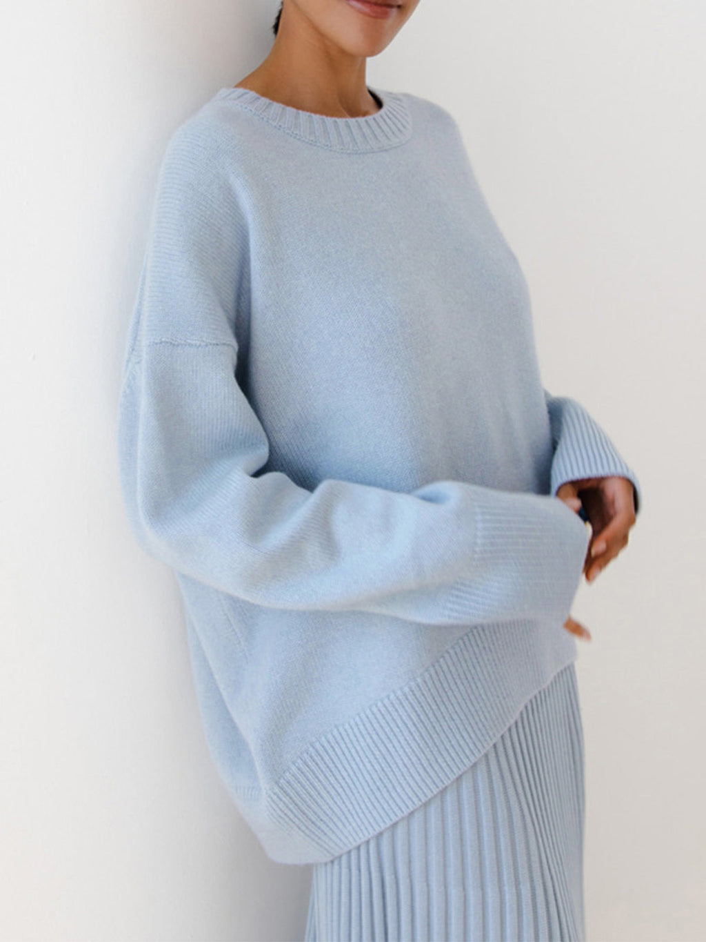 Women's Winter Knit Sweater | Ribbed