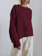 Women's Winter Knit Sweater | Ribbed