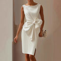 Women's Elegant Bow Waist Dress | Midi