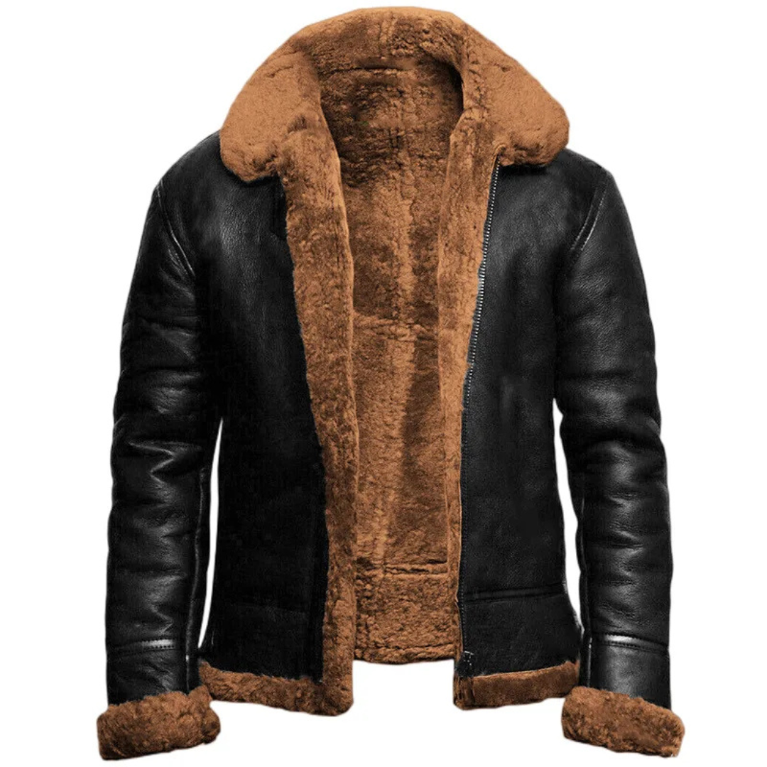 Men's Casual Long Sleeve Winter Jacket | Zip Up
