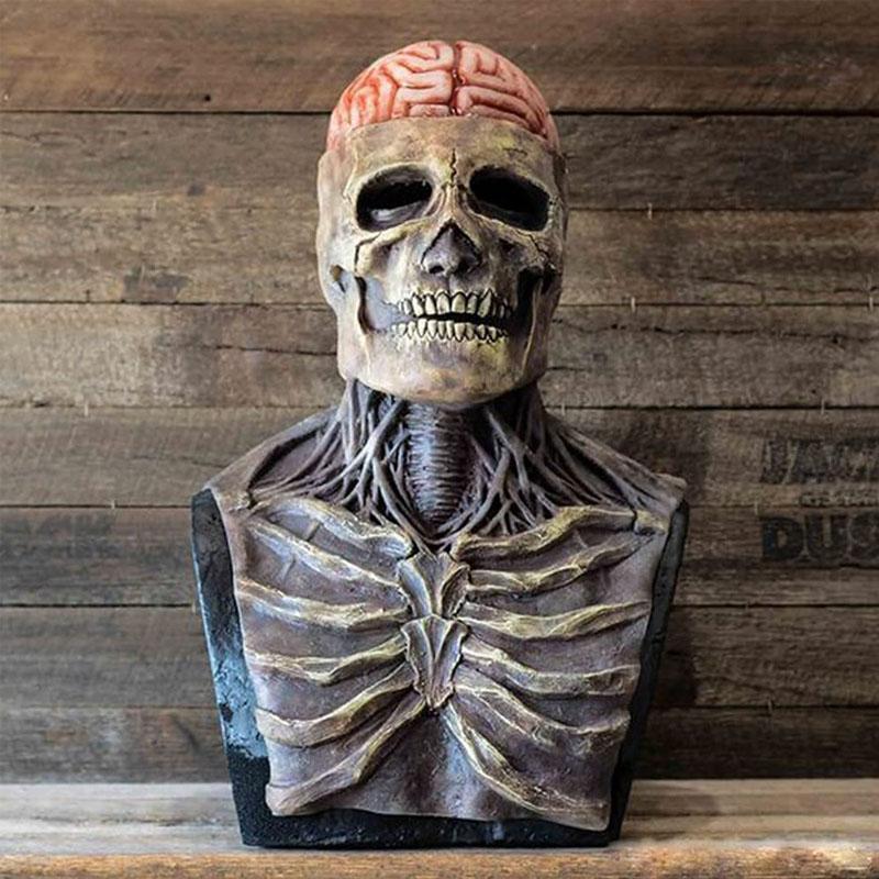 Men's Realistic Skeleton Halloween Costume | Black