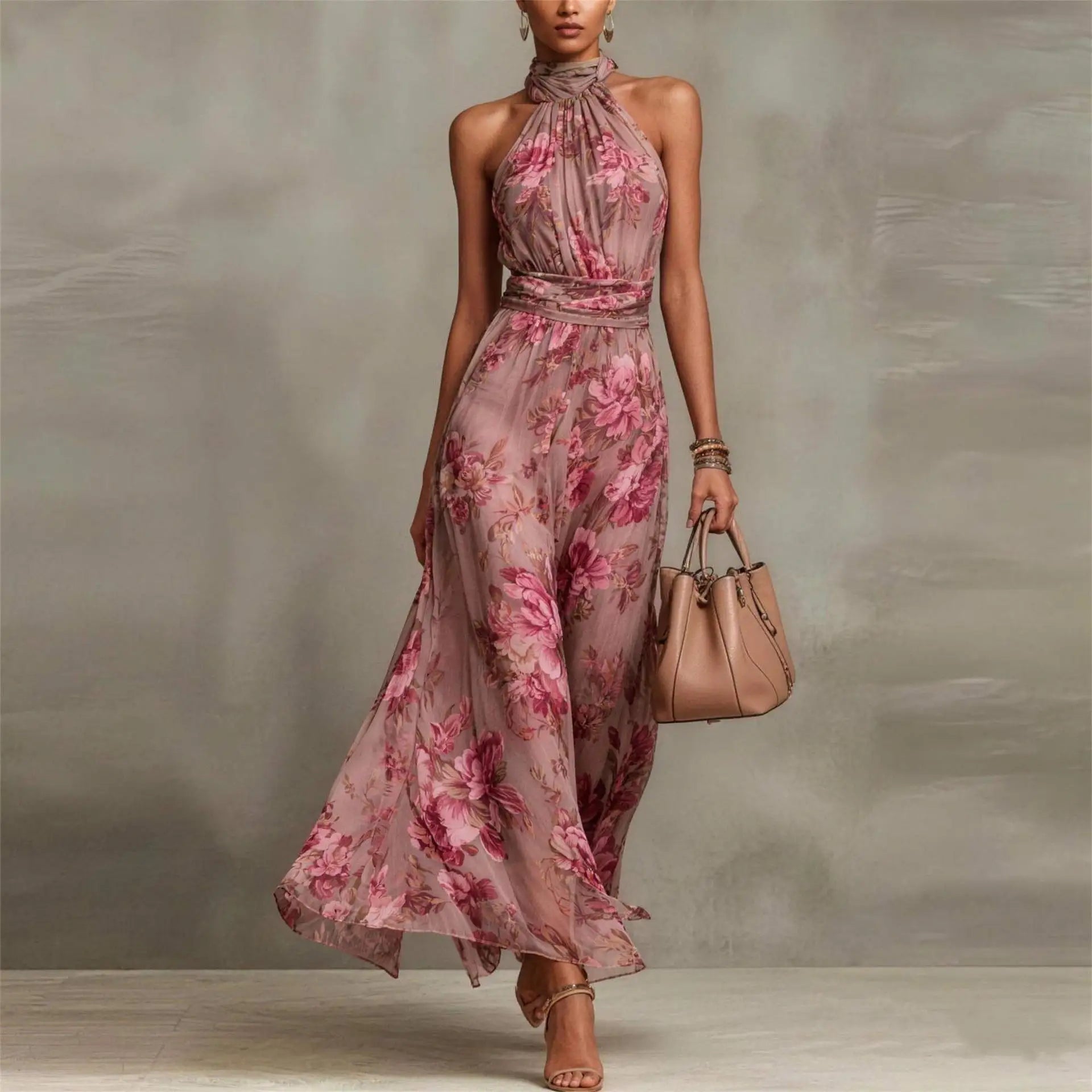 Women's Floral Wedding Guest Dress