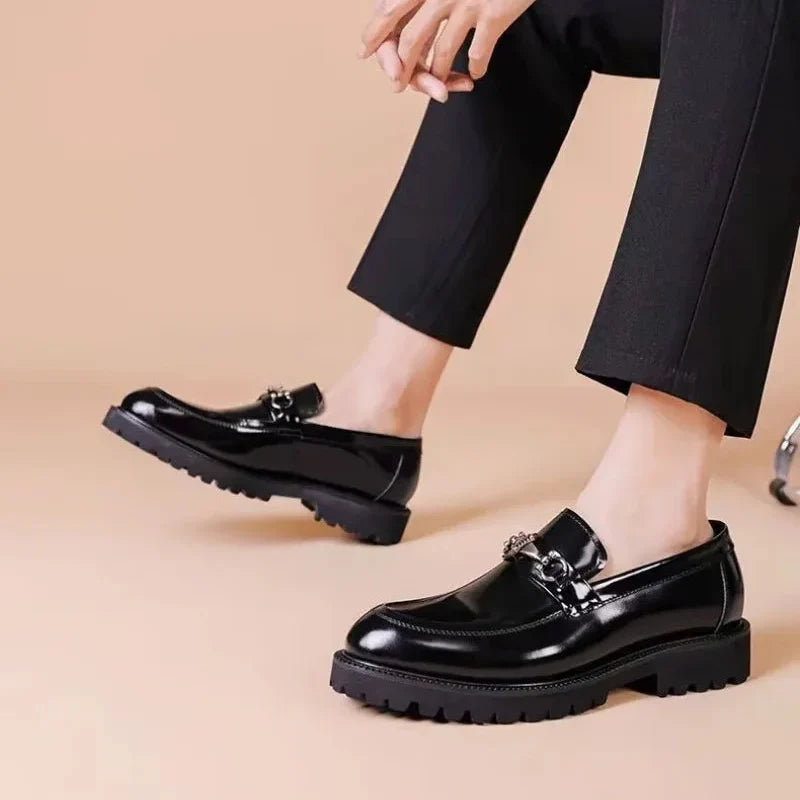 Men's Slip On Chunky Sole Loafers | Formal