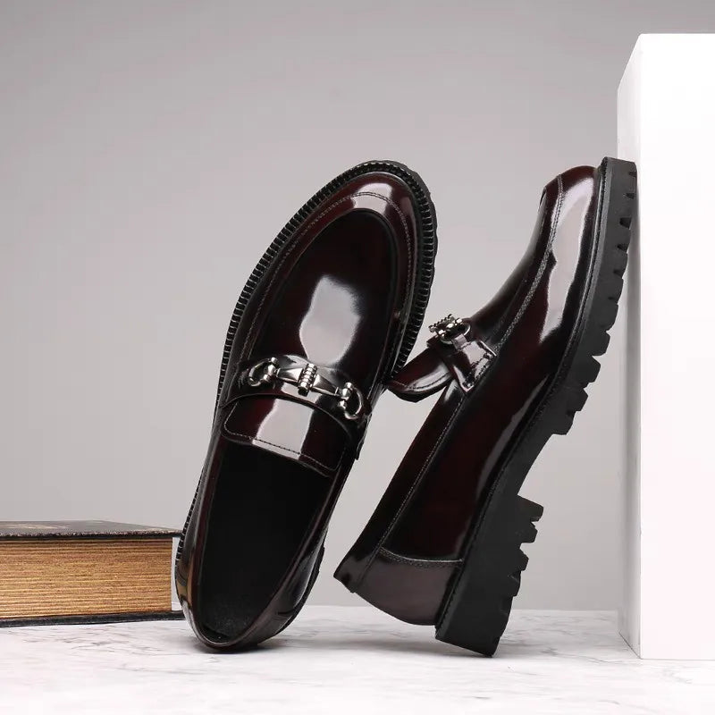 Men's Slip On Chunky Sole Loafers | Formal