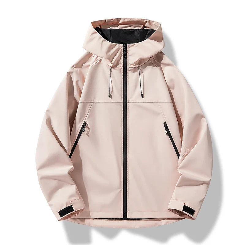 Men's Hooded Windbreaker Jacket | Zip Up