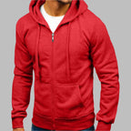 Men’s Plain Winter Zip Up Hoodie | Gym