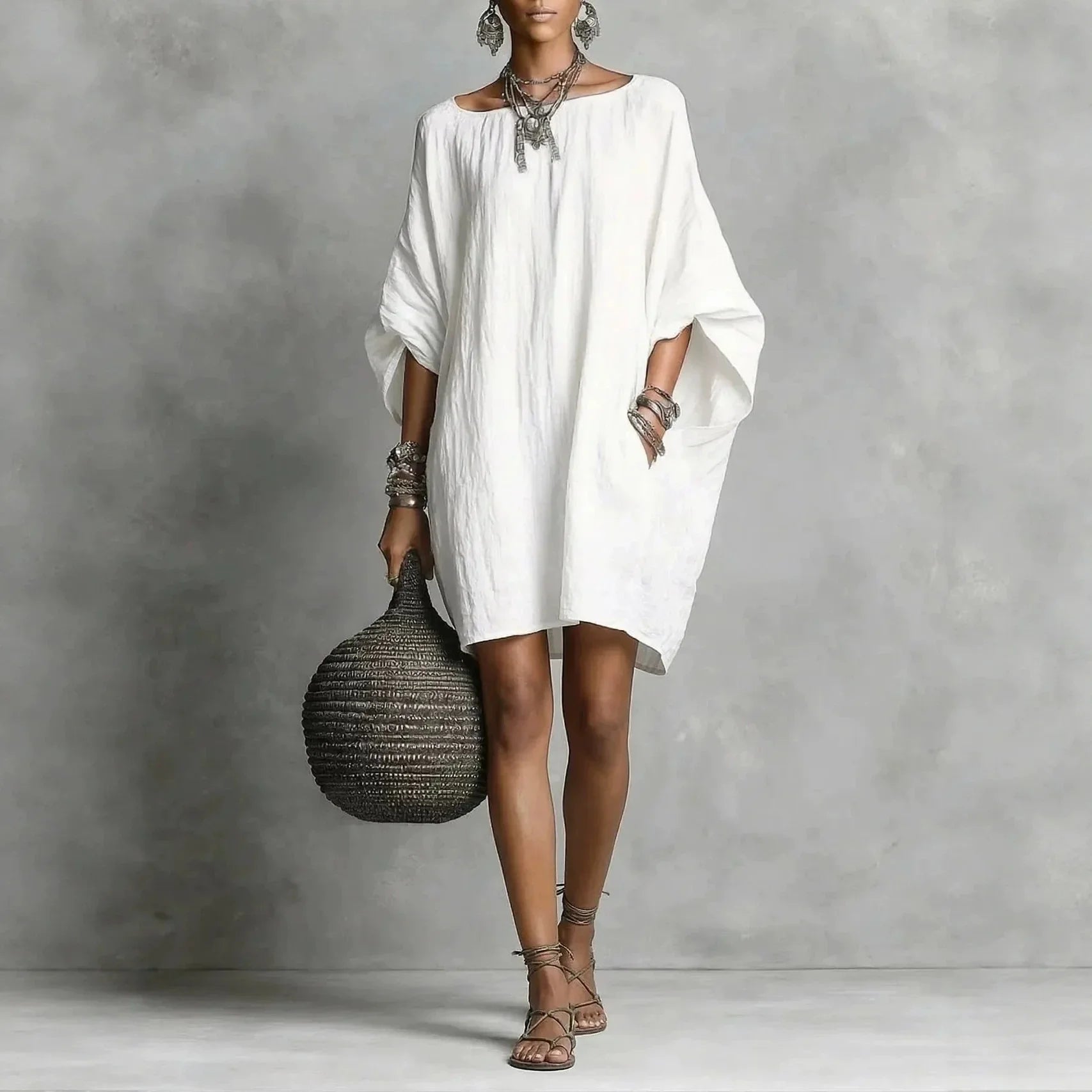 Women's Elegant Loose Summer Dress | Mini