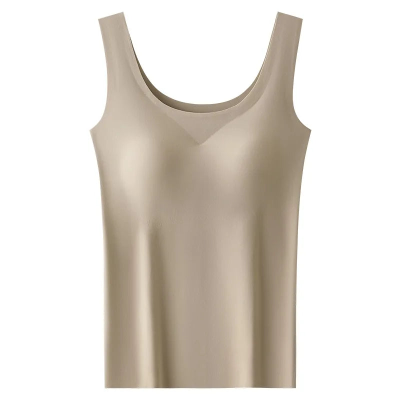 Women's Seamless Tank Top | Padded Chest