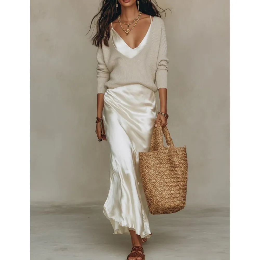 Women's Dress and Sweater Set | Elegant