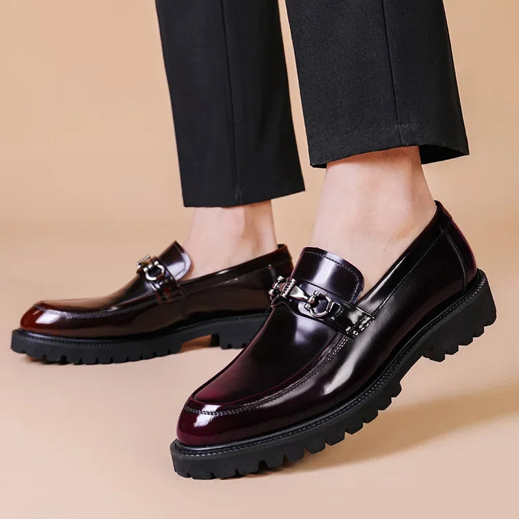 Men's Slip On Chunky Sole Loafers | Formal