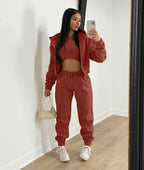 Women’s Tracksuit Three-Piece Set | Winter