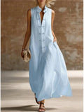 Women's Sleeveless Summer Dress | Maxi
