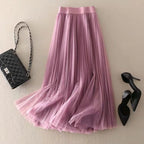 Women's Elegant Pleated Skirt | Midi